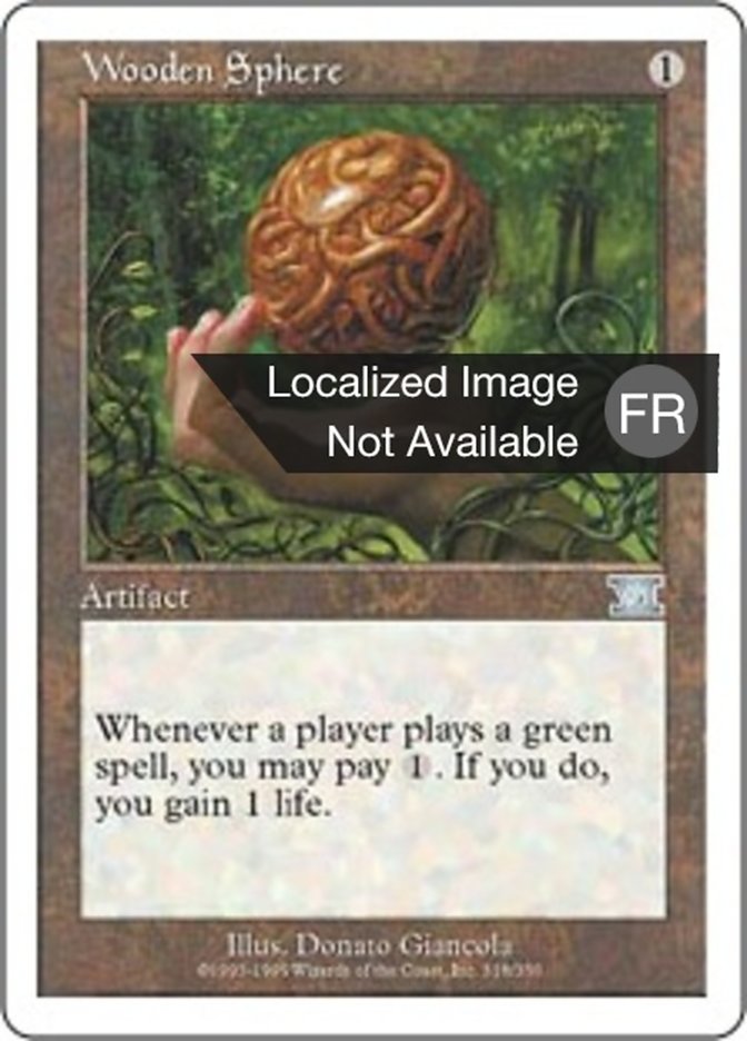 image Sphère de bois