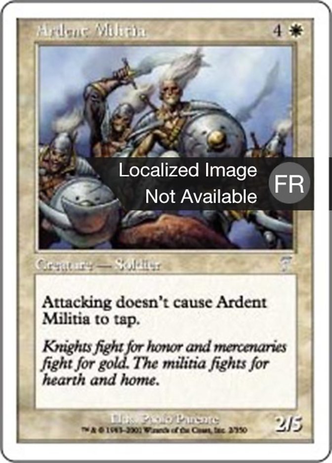 image Milice ardente