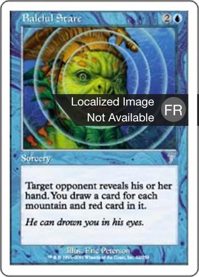 image Regard sinistre