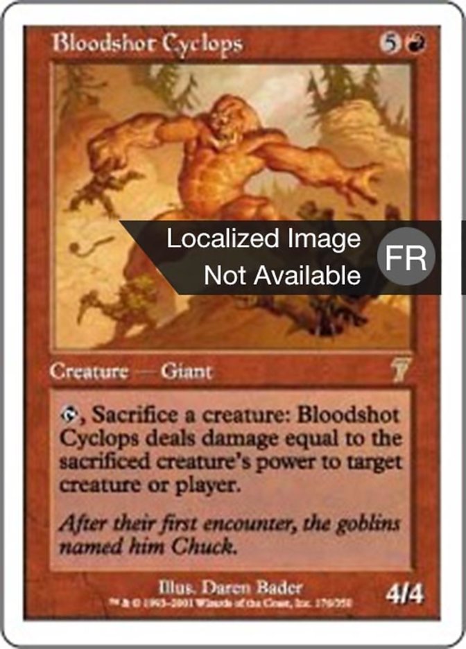 image Cyclope sanguin