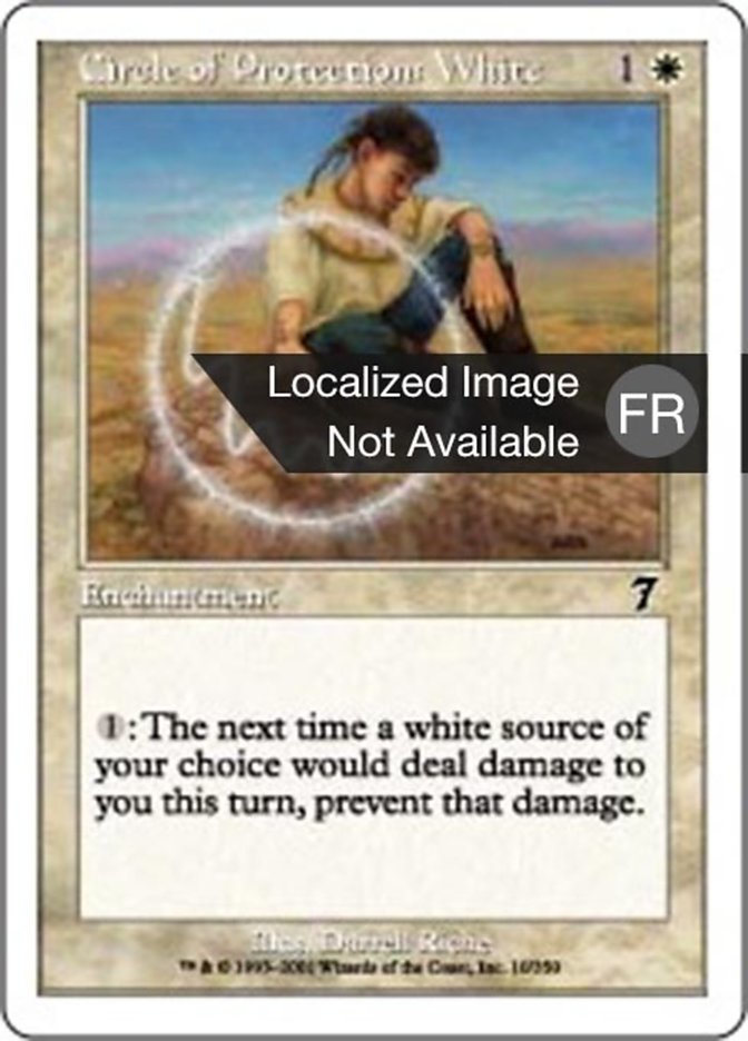 image Cercle de protection : blanc