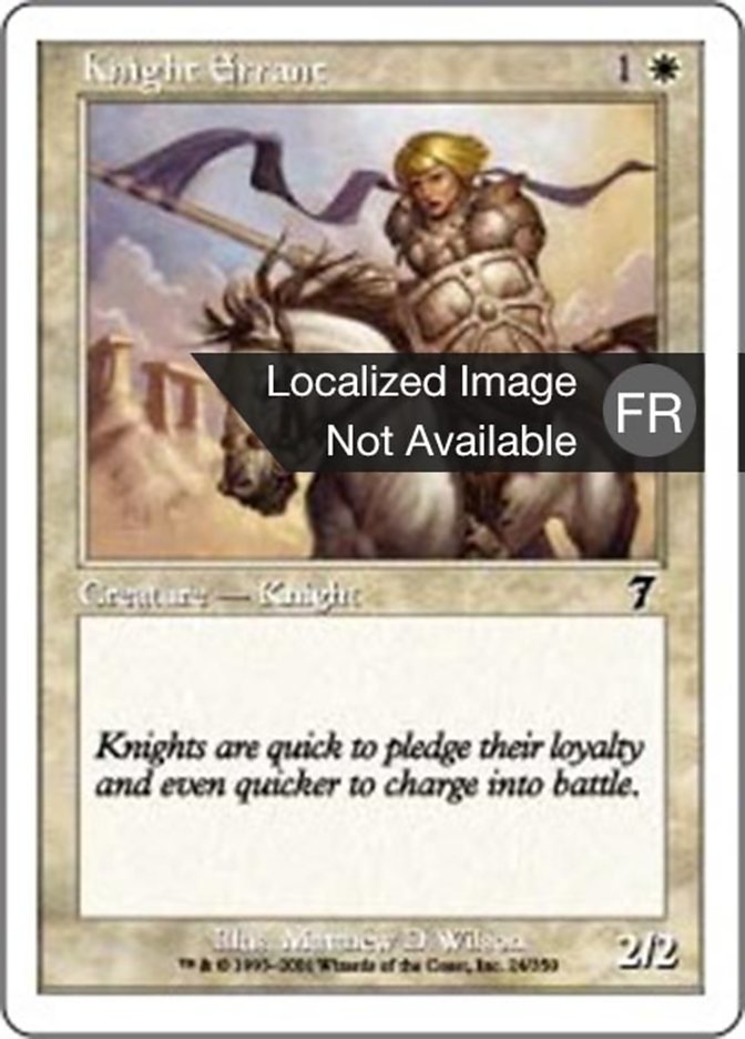 image Chevalier errant