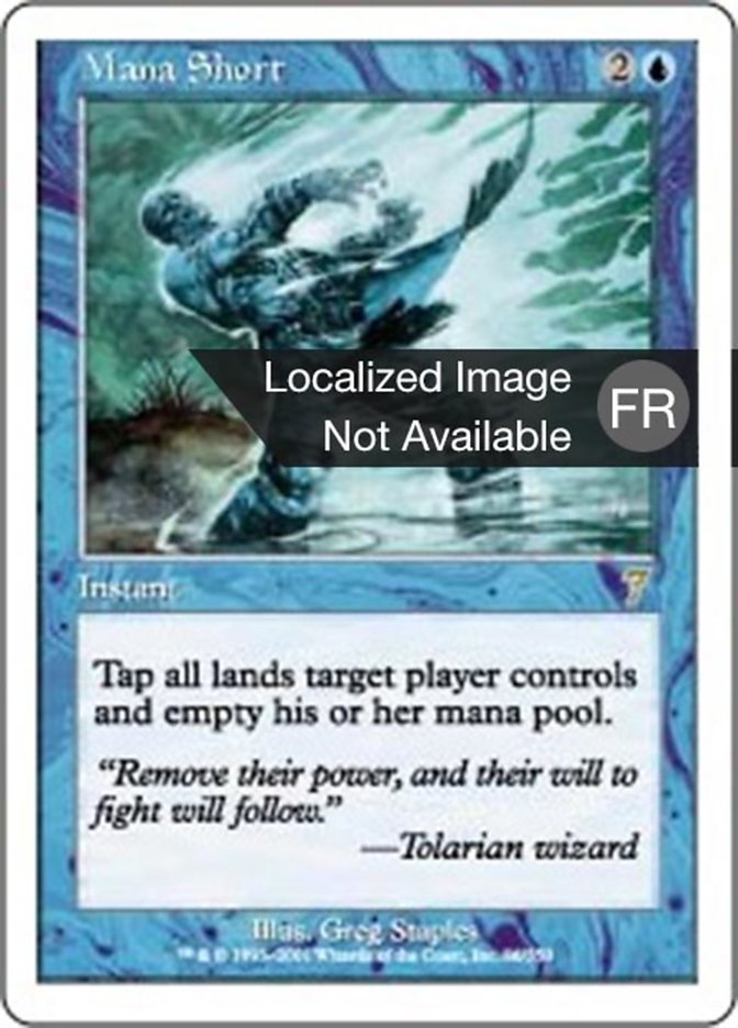 image Pénurie de mana