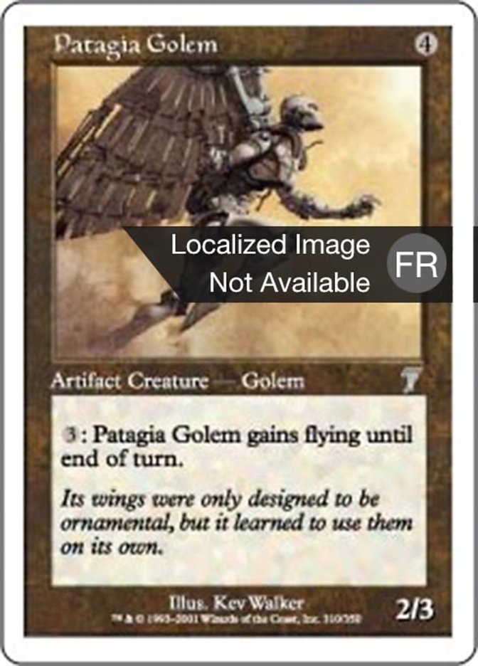 image Golem à patagia