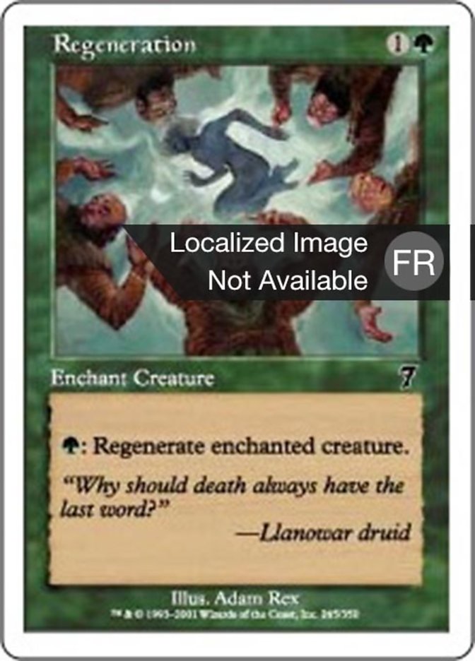 image Régénération