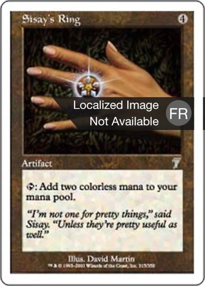 image Anneau de Sissay