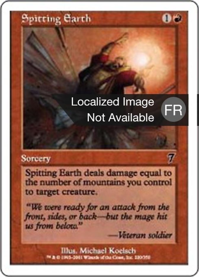 image Expectoration tellurique