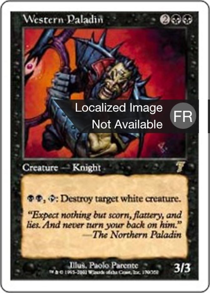 image Paladin de l'Ouest