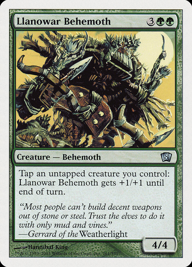 image Llanowar Behemoth