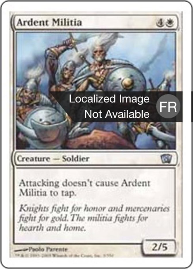 image Milice ardente