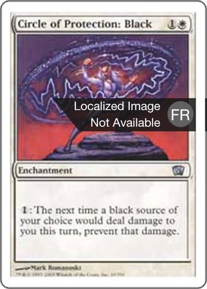 image Cercle de protection : noir