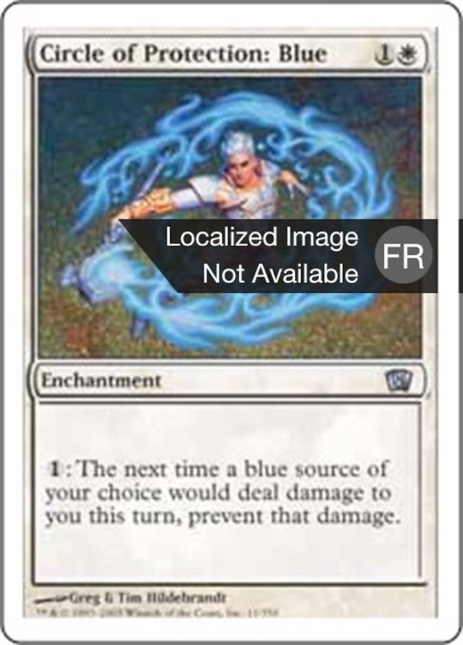 image Cercle de protection : bleu