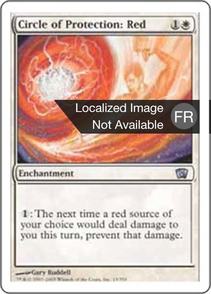 image Cercle de protection : rouge