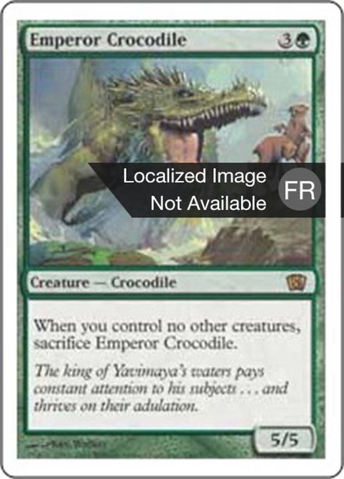 image Crocodile empereur