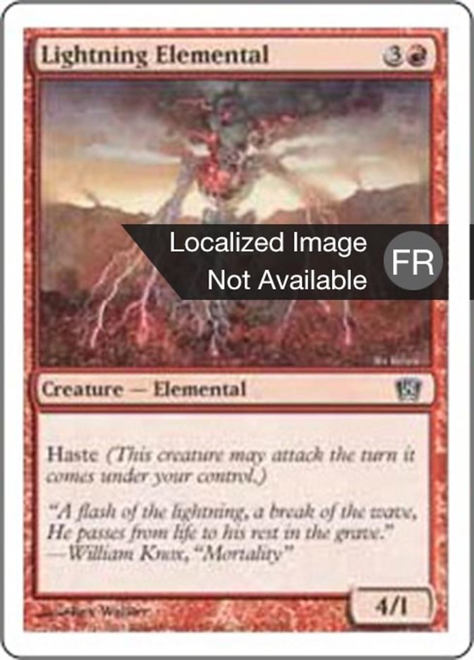 image Élémental d'éclair