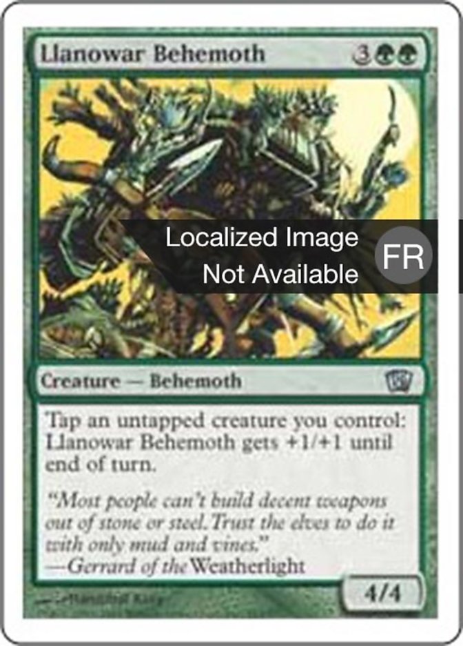 image Béhémoth de Llanowar