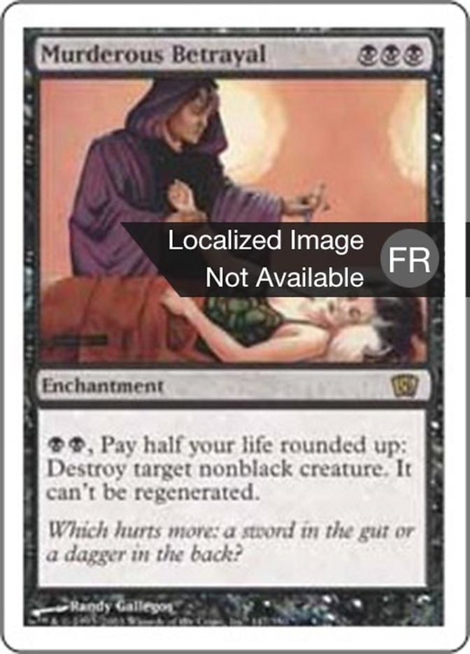 image Trahison meurtrière