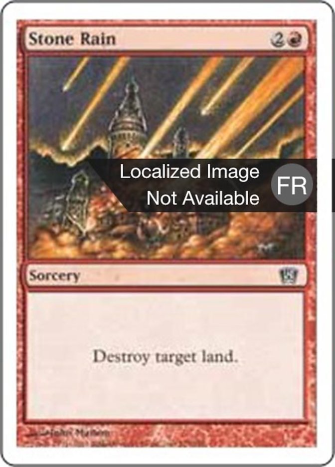 image Pluie de pierres