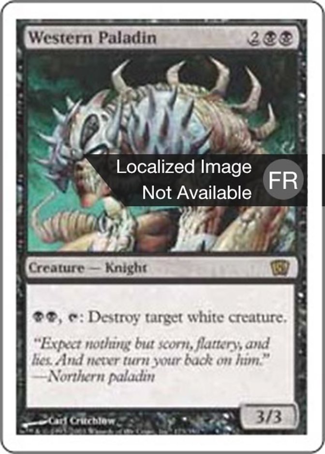 image Paladin de l'Ouest