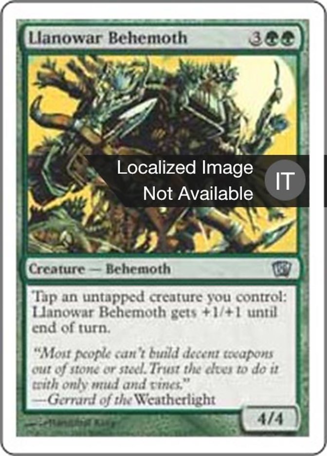 Behemoth di Llanowar