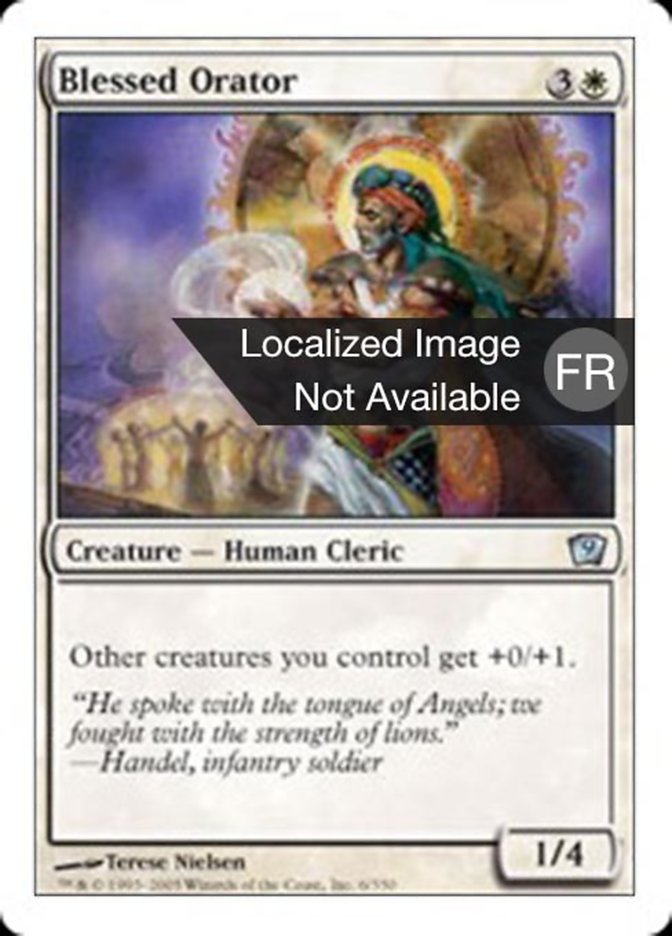 image Orateur béni
