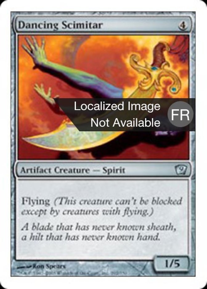 image Cimeterre dansant