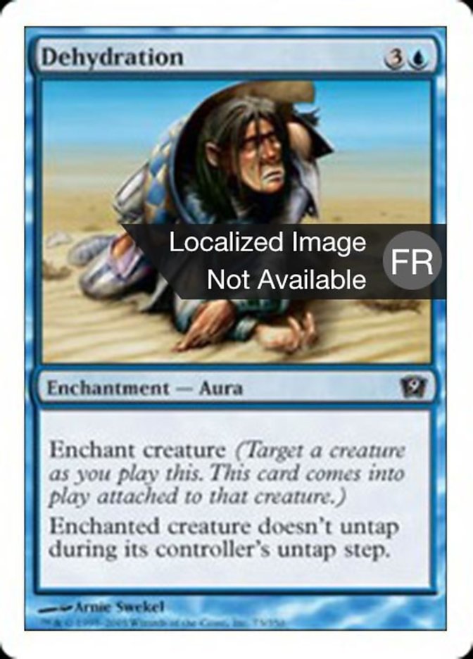 image Déshydratation