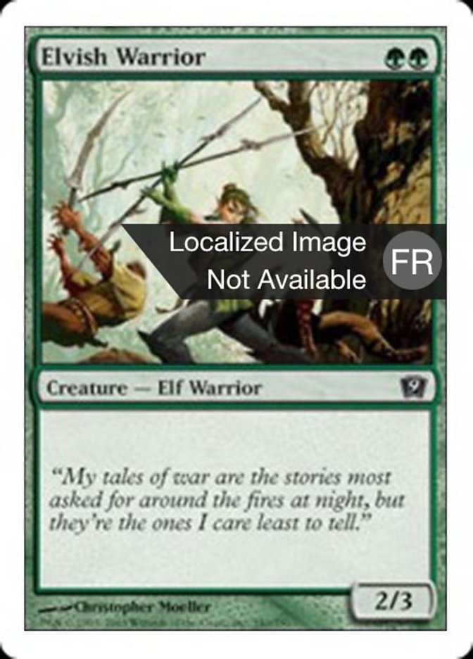 image Guerrier elfe