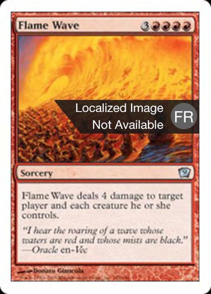 image Vague de flammes