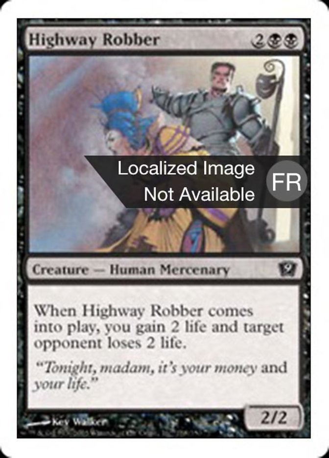 image Bandit de grand chemin