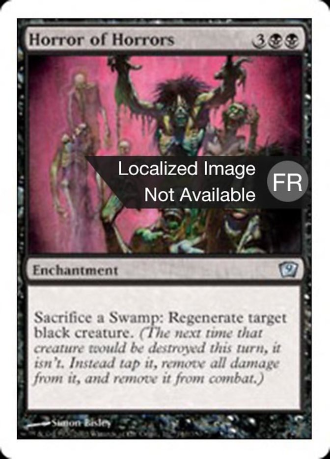 image Horreur des horreurs