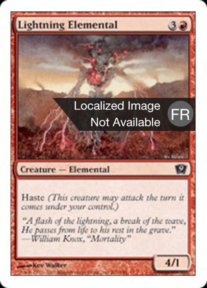 image Élémental d'éclair