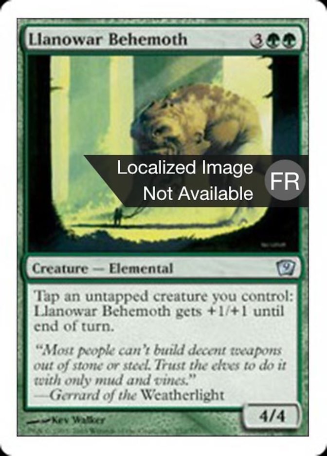image Béhémoth de Llanowar