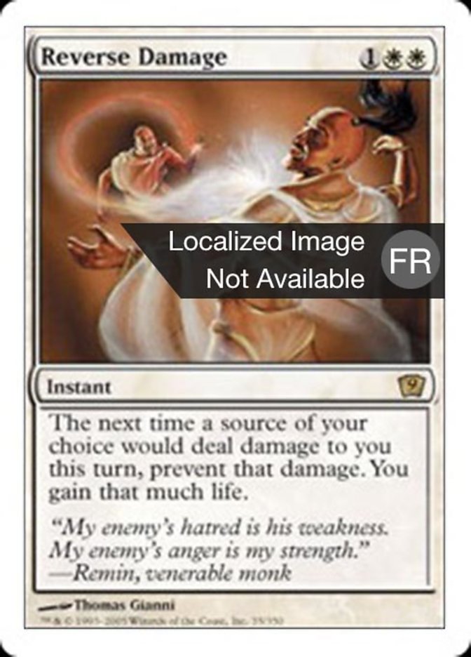 image Inversion des dégâts