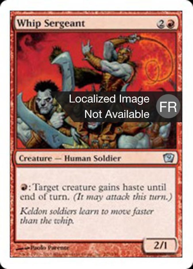 image Sergent au fouet