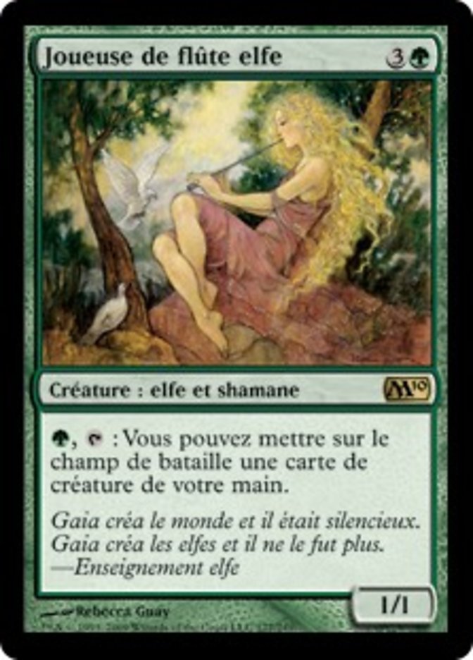 image Joueuse de flûte elfe