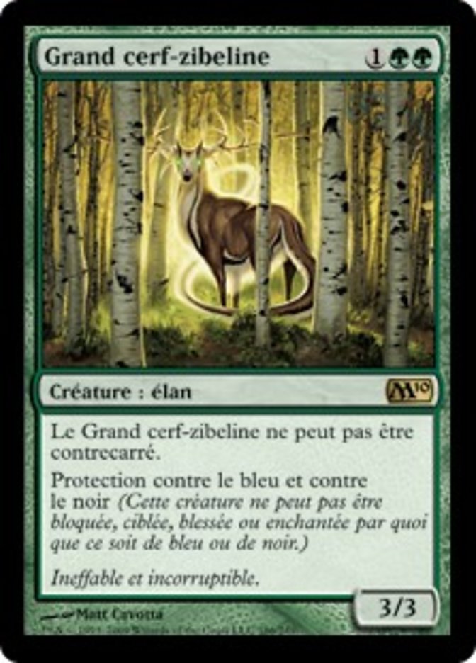 image Grand cerf-zibeline