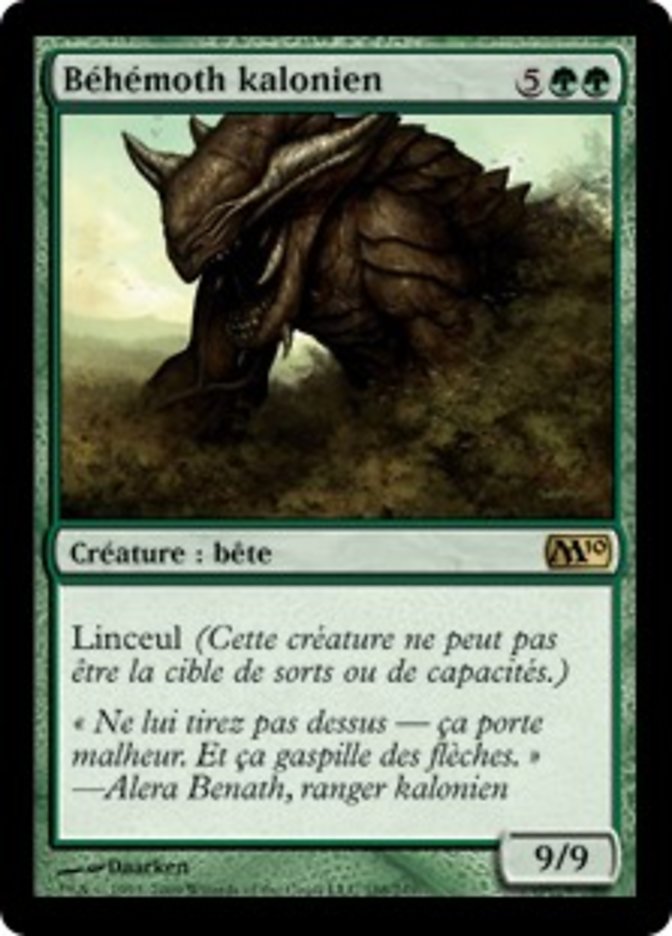 image Béhémoth kalonien