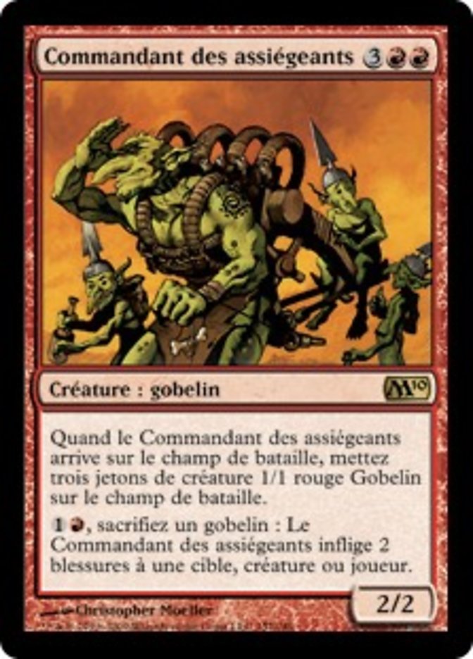 image Commandant des assiégeants