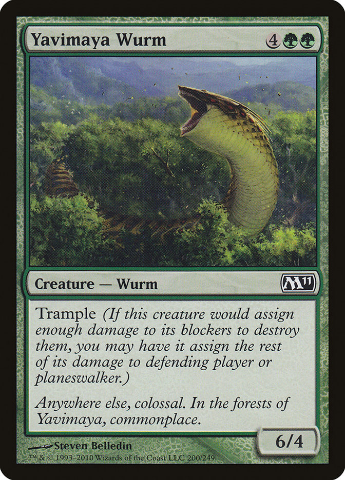 image Yavimaya Wurm
