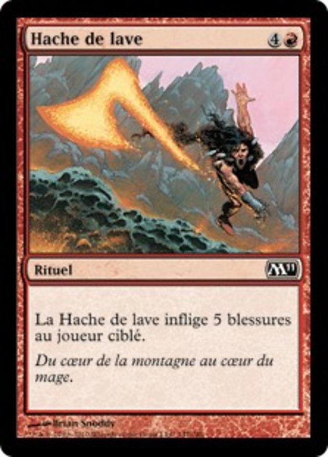 image Hache de lave