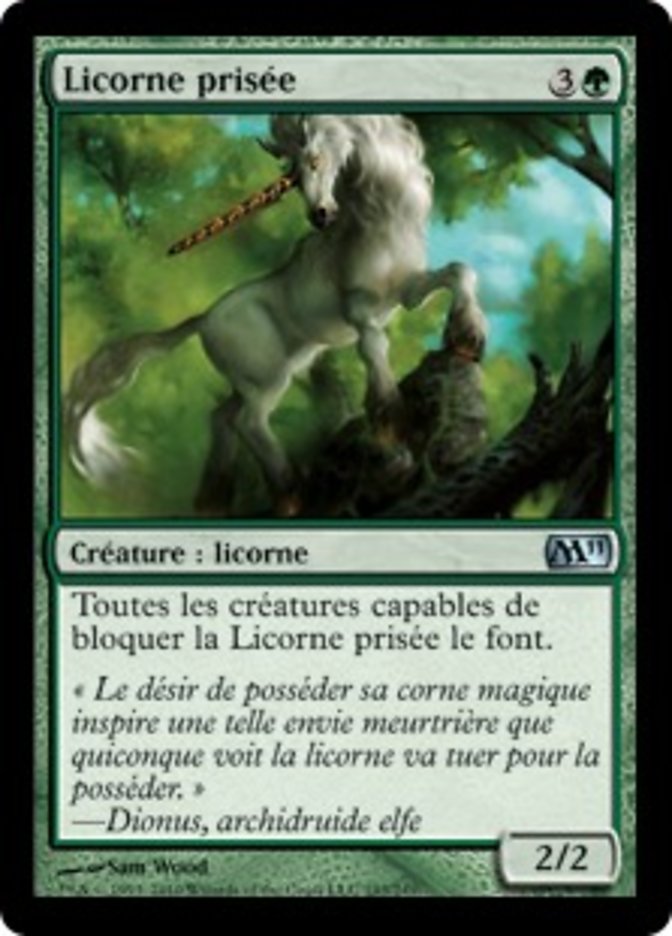 image Licorne prisée