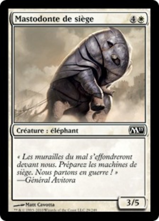 image Mastodonte de siège