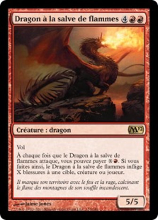 image Dragon à la salve de flammes