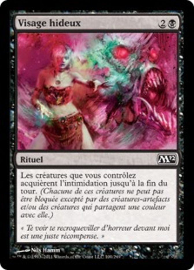 image Visage hideux