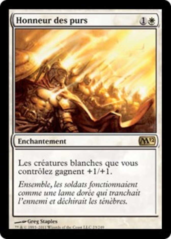 image Honneur des purs