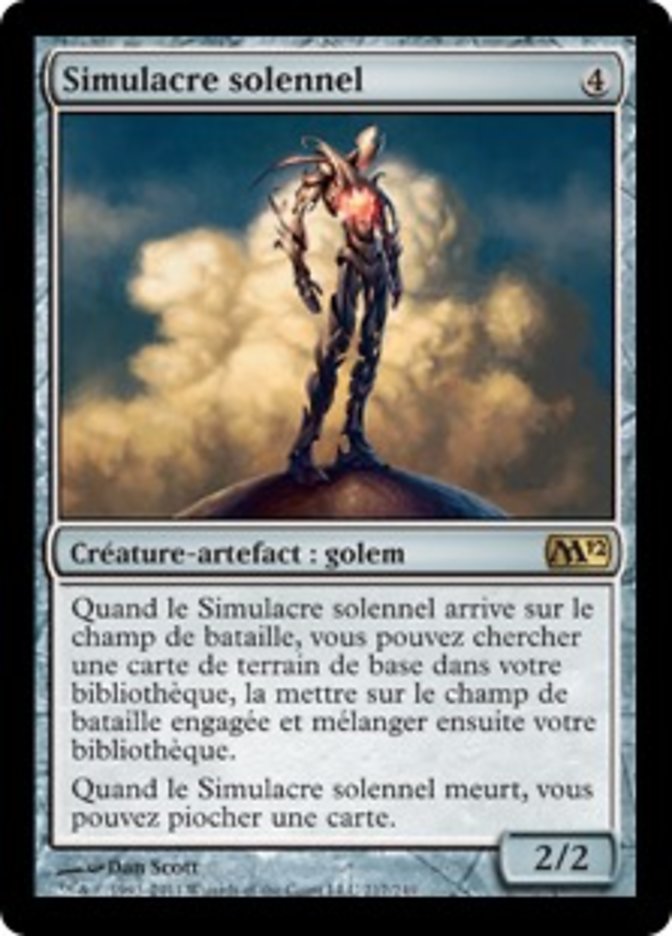 image Simulacre solennel