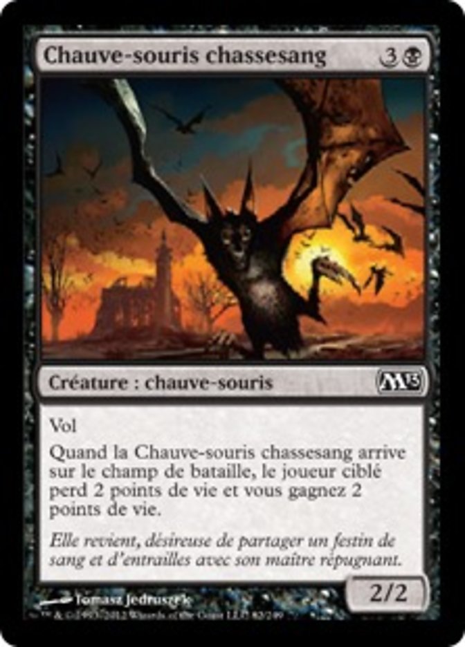 image Chauve-souris chassesang