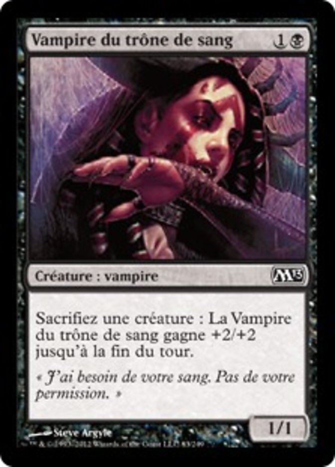 image Vampire du trône de sang
