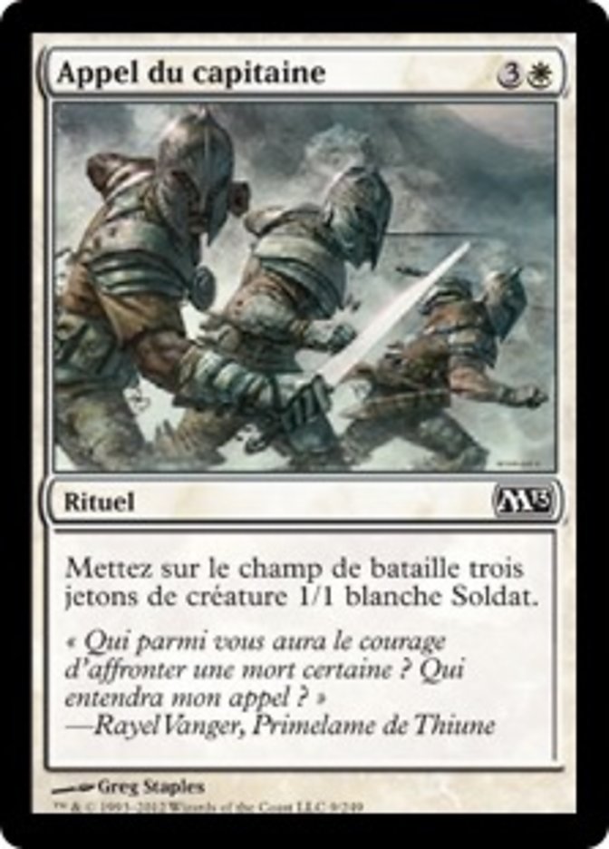 image Appel du capitaine
